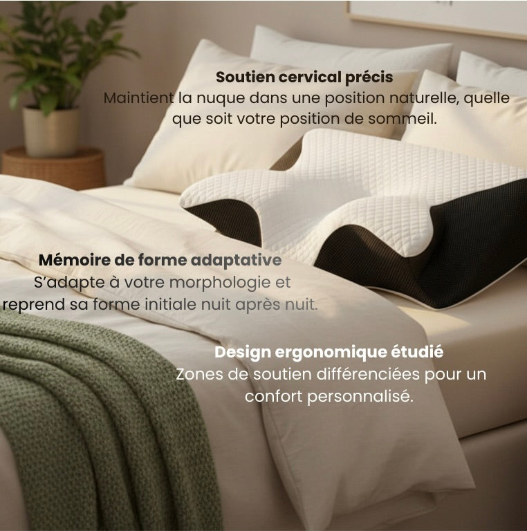 NeckHarmony™ - Oreiller Ergonomique pour Cervicales Classic