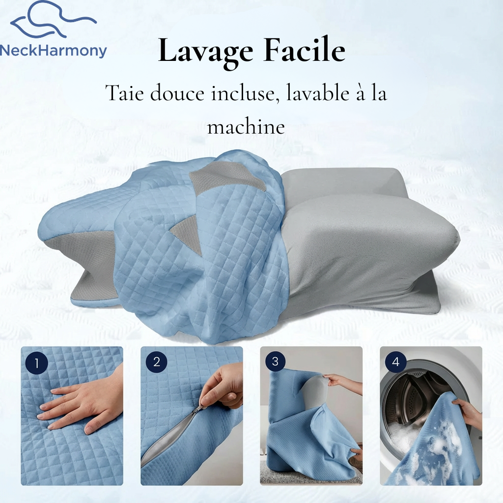 NeckHarmony™ - Oreiller Ergonomique pour Cervicales Classic